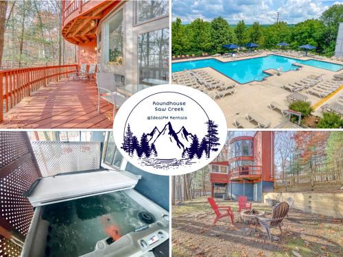 Bushkill Casa | Unique Roundhouse: Hot Tub-Game Room-FirePit&More!