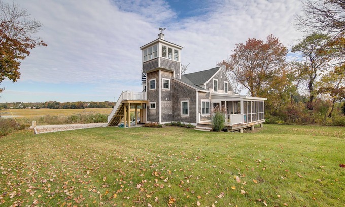 Greenbush Casa | Unique Scituate Vacation Rental on Herring River!