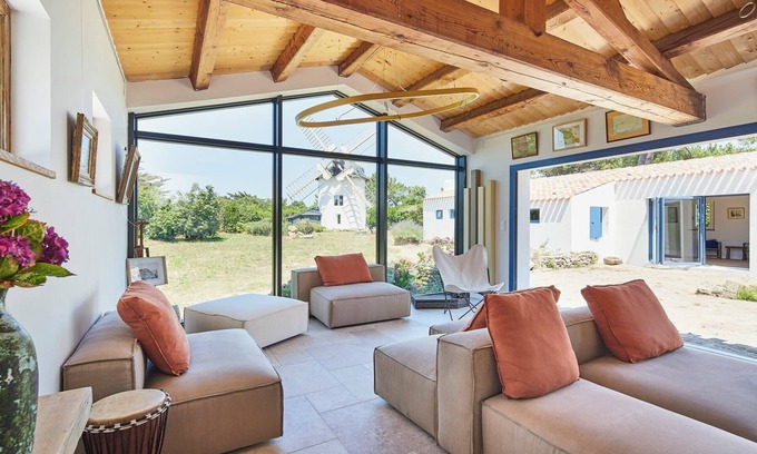 Ile d'Yeu Casa | Unique Windmill And Farmhouse With Timeless Beauty