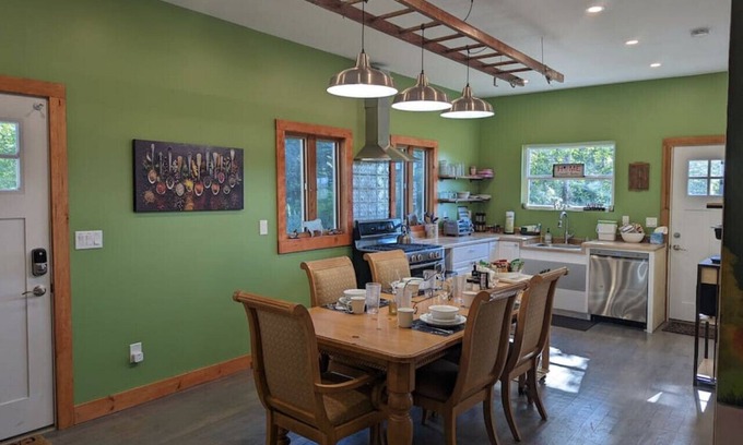 Hurleyville Casa | Universally Accessible Agrihood Farmhouse Hiking/Fireplace/Getaway