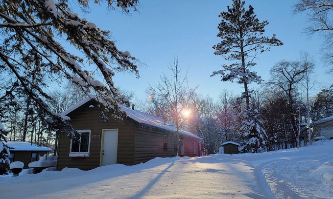 Hackensack Cabina | up north cabin with fire place