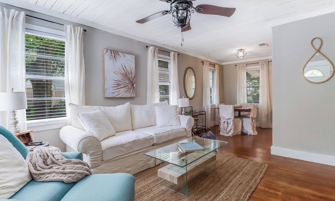 Biloxi Cabaña | Updated cottage two blocks from the beach