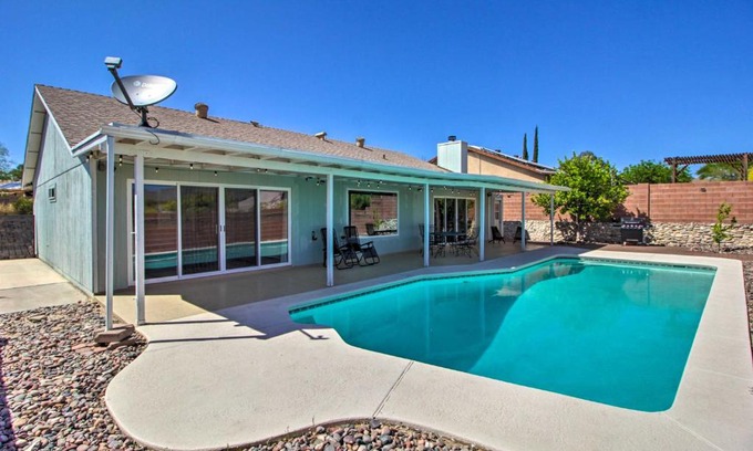South Harrison Casa | Updated Tucson Home with Pool, Grill, Mtn Views