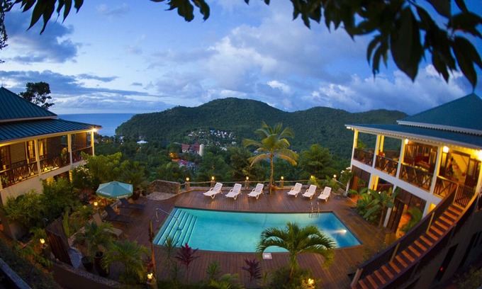 Marigot Bay Villa | VILLA MAKAMBU Encantadora y amplia villa con vistas a la bahía de Marigot