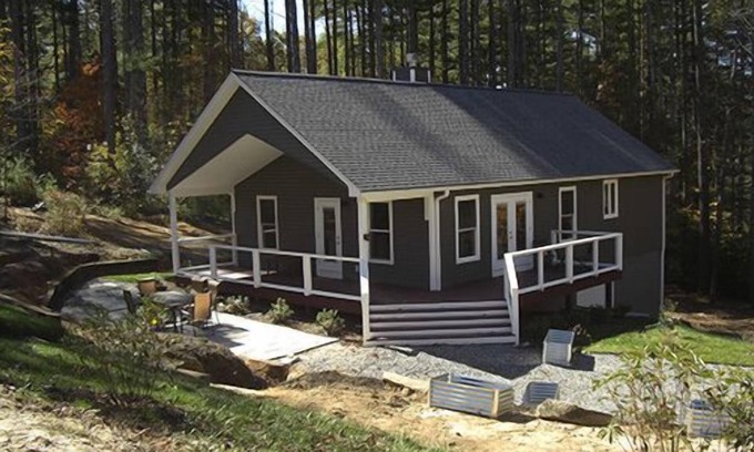 Hendersonville Casa | Nueva construcción en 8 acres. 'Cabaña' de lujo rural de lujo