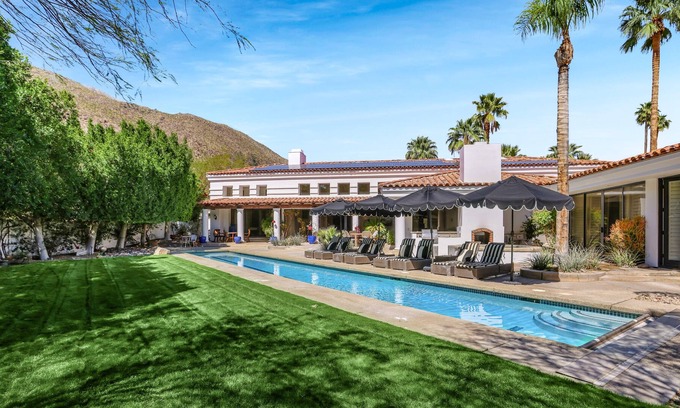 The Mesa Casa | Upscale home with private pool and hot tub, firepit, room for entertaining