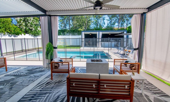 Reseda Casa | Upscale Oasis with Pool, Spa & Game Room!
