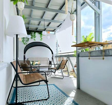 Kaiserlei Apartamento | Urban Jungle Riesiger Balkon Parken Arbeitsplatz