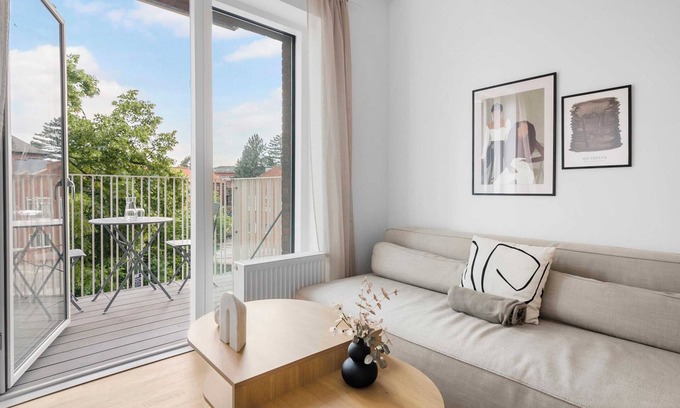 Aarhus C Apartamento | Urban retreat in the calmest neighborhood