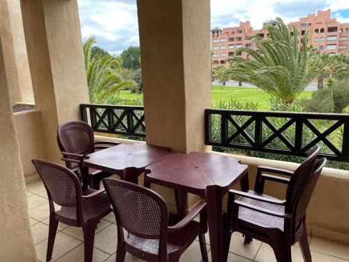 Punta del Moral Apartamento | Urbanización Jardines de Isla canela vista jardín By SIT