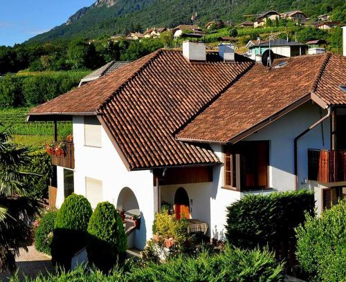 Caldaro Sulla Strada del Vino Apartamento | Urlaub auf dem Bauernhof Schmidhof - große Terrasse, Pool und beste Lage