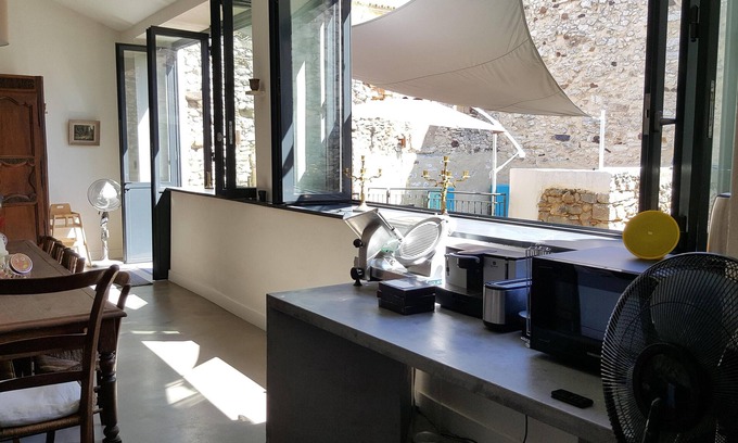 Pouzilhac Casa | UZES / casa antigua con carácter en la ciudad reformado 22 plazas
