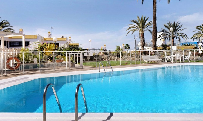 San Agustin Apartamento | Apartamento de vacaciones 'Las Flores5' con vistas al mar y a la playa, Wi-Fi y aire acondicionado