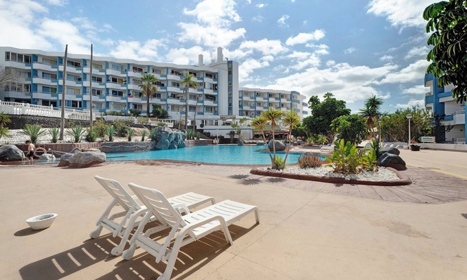 San Miguel de Abona Apartamento | Apartamento de vacaciones 'Green Mary' con piscina compartida, Wi-Fi y aire acondicionado