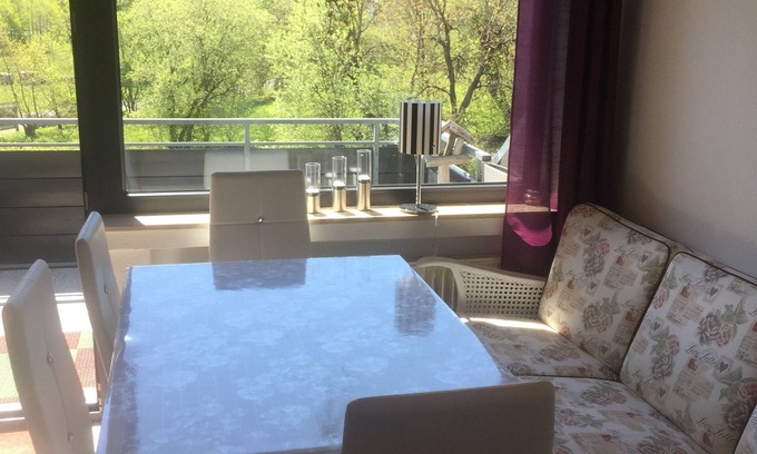 Usseln Condominio | Vacation apartment Schamei with infrared fireplace, in the middle of nature