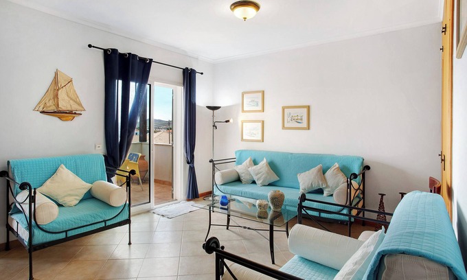 Pedras Pretas Apartamento | Apartamento "A Quinta Porto Santo" con vistas al mar, terrazas y Wi-Fi