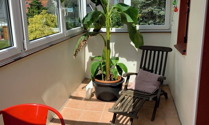 Schiffdorferdamm Apartamento | Vacation apartment with conservatory in Bremerhaven