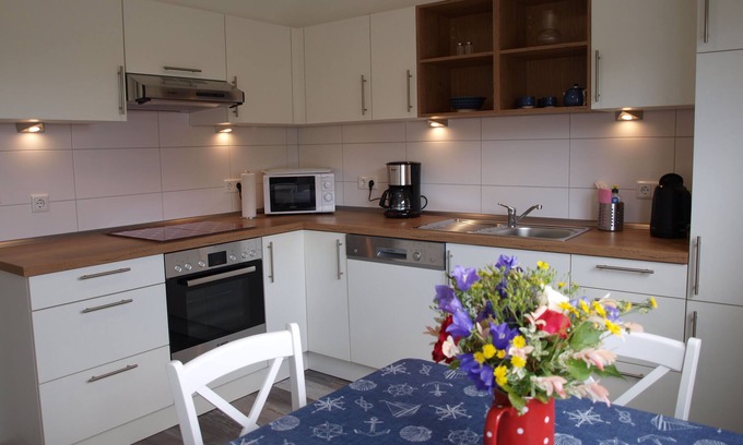 Gruenerdeich Apartamento | Vacation apartment Venti Amica - Haus Am Wind