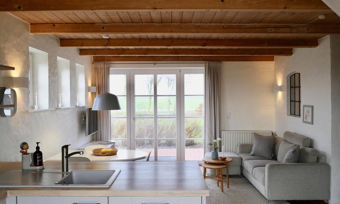 Reussenkoge Apartamento | Vacation apartment "Habel" in country house flair with feel-good guarantee