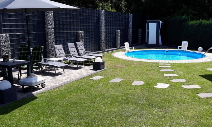 Elbingen Apartamento | Apartamento Meyer con piscina y jardín sauna, apartamento exclusivo