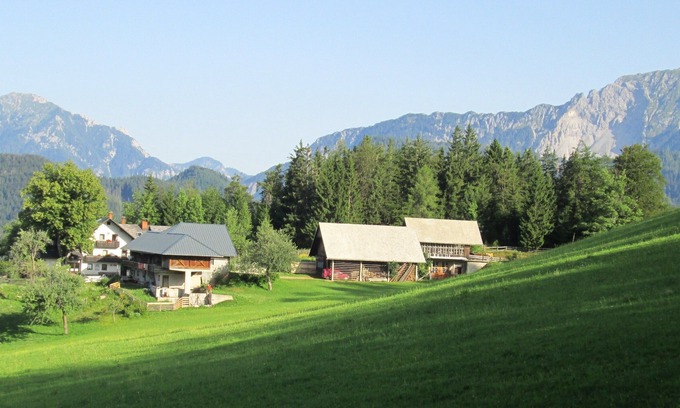 Trzic Apartamento | Apartamento 5 - Granja de montaña 1050m. Naturaleza, tranquilidad, aire fresco! 25 km de Bled