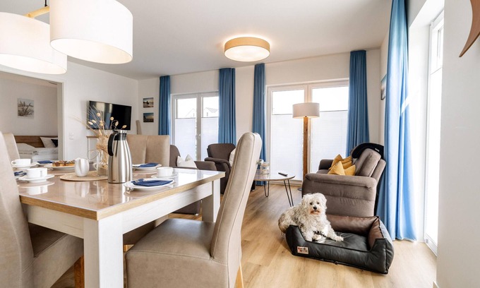 Schillig Apartamento | Vacation apartment on the North Sea - wheelchair accessible and with its own sauna