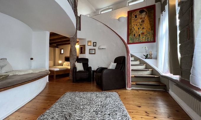 Ueberlingen Apartamento | Vacation apartment Wasserrad - Historic Goldbachmühle in Überlingen-Goldbach