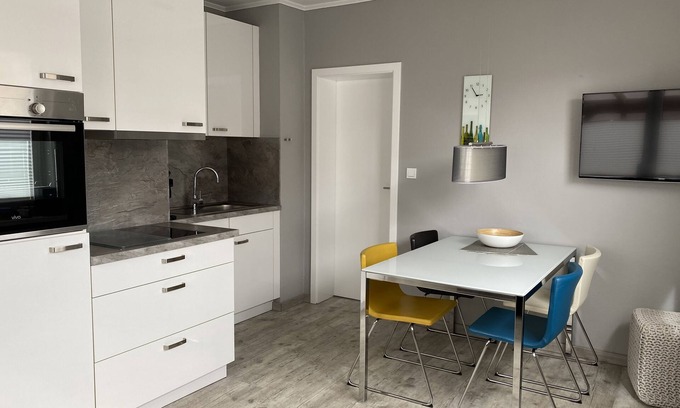 Borkum Apartamento | Tranquilo apartamento Warkstee en el centro de Borkum
