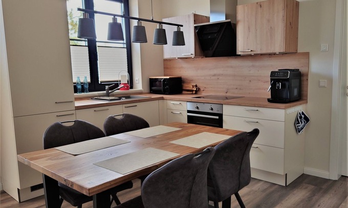 Dierhagen Ost Apartamento | Vacation apartment with 2 bedrooms on the first floor, directly behind the dune