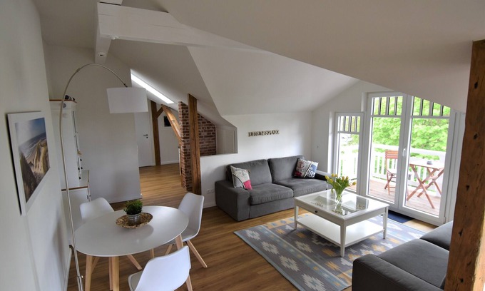 Petersdorf Apartamento | Vacation apartment with a view over the island's fields