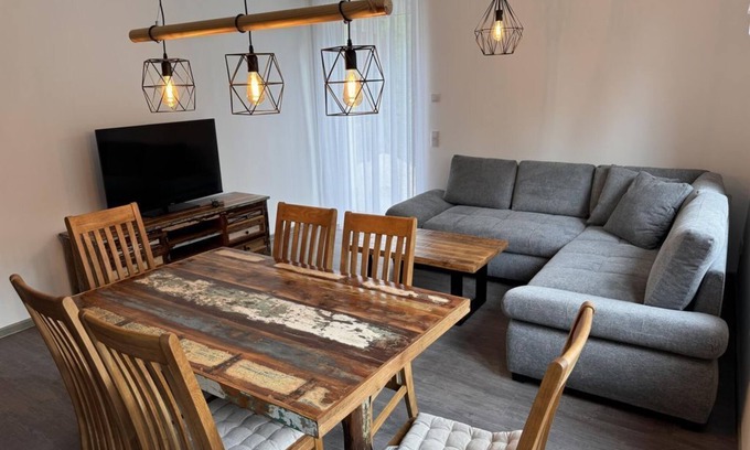 Reinhardtsdorf-Schoena Apartamento | Vacation apartment "Rotkehlchenstiege", 2 bedrooms - Ferienhaus Barbarine