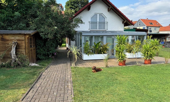 Tabarz Casa | Casa de vacaciones céntrica con un gran jardín cerrado en Bad Tabarz.