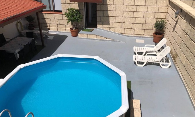 Fasnia Casa | Casa de vacaciones 'Casa Acogedora Con Barbacoa' con vistas al mar y Wi-Fi