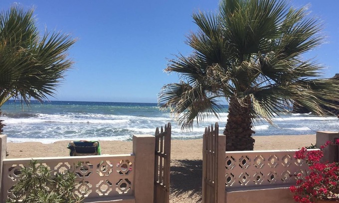 Calnegre y los Curas Casa | Casa de vacaciones 'Casa de playa en Puntas de Calnegre' con Wi-Fi, jardín y terraza