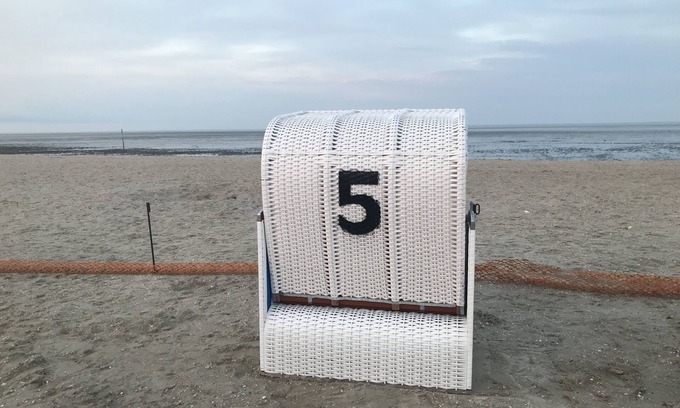 Schillig Casa | Vacation home Blanker Hans with sea view, beach chair, fireplace, sauna