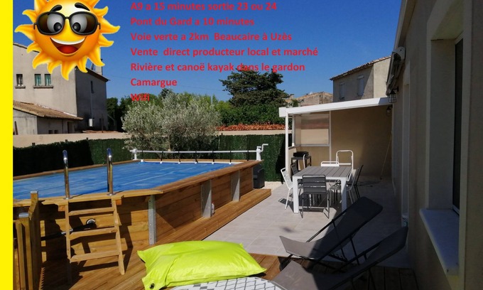 Meynes Casa | Casa de vacaciones con familiares o amigos etiqueta clevacances 3 llaves