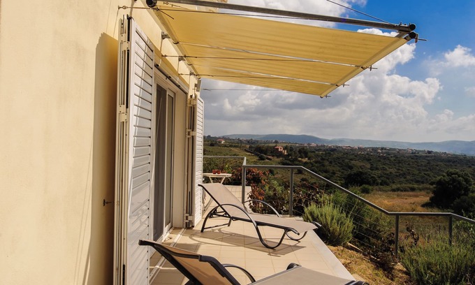 Foiniki Casa | VACATION HOME BY THE SEA ON A HILL ABOVE THE BEACH, FANTASTIC PANORAMA