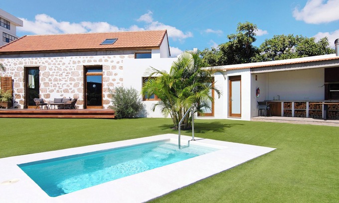 Telde Casa | Casa de campo 'El Pozo - Finca La Suerte Grande' con piscina privada, terraza privada y Wi-Fi