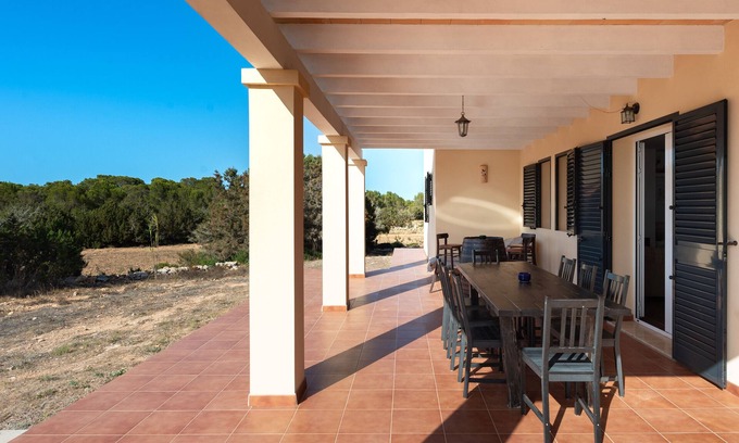 Formentera Casa | Casa de vacaciones "Es Camp" con 2 terrazas privadas y Wi-Fi