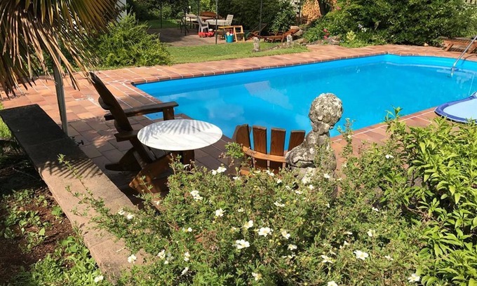 Mainz-Bingen Casa | Casa de vacaciones "Goethe" - cabaña, ducha y baño, WC, 4 o más personas