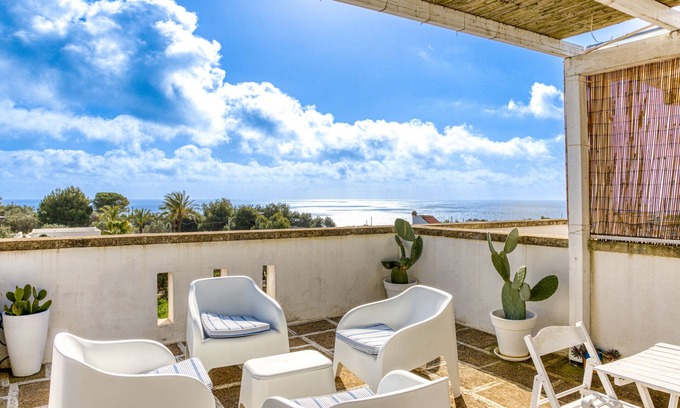 Marina di Novaglie Casa | Casa de vacaciones "Novaglie Mon Amour" con vistas al mar, 2 terrazas privadas y Wi-Fi