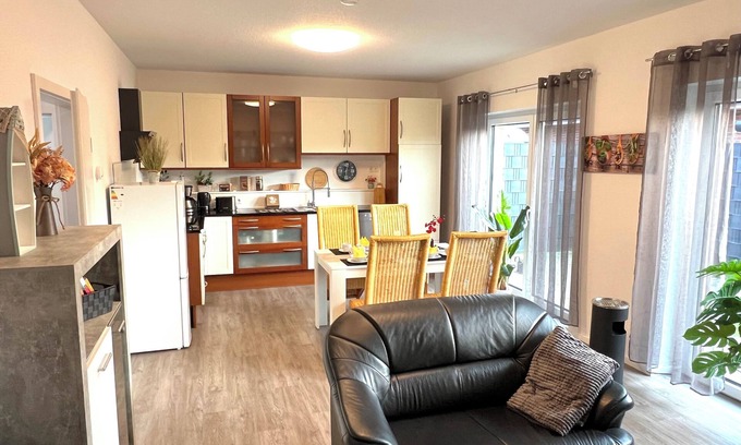 Apeldorn Apartamento | Vacation home "Jonagold" Meppen Single storey Carport Terrace Free WiFi 2 bedrooms