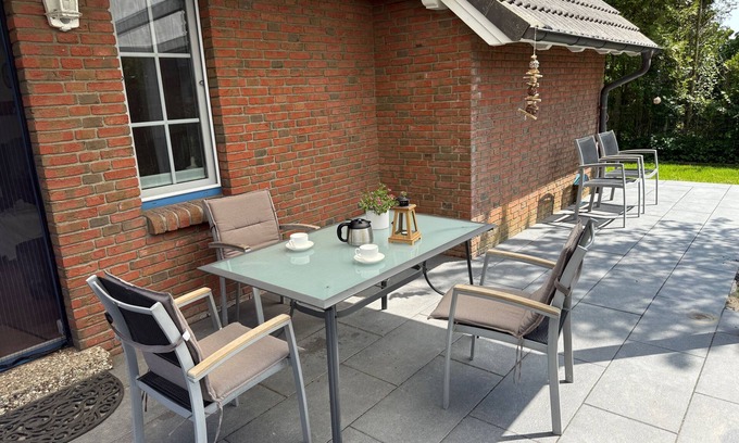 Friedrichskoog-Spitze Casa | Vacation home Queller 14, fenced garden, Wlan - Holiday home Queller 14