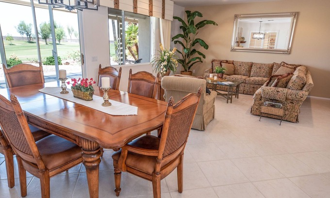 Desert Palms Casa | VIEWS ON GOLF! DREAM VACATION HOME SUN CITY PALM DESERT CA Golf, Pool, Gym