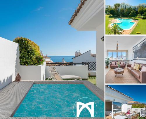 Puerto Banus Apartamento | VACATION MARBELLA I Terrazas de Banus, Romantic, Jacuzzi, Pet-Friendly, Cosy Duplex Penthouse, 2min walk to Marina