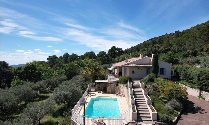 Merindol Villa | Encantadora casa de familia disfrutando de una vista mágica - Luberon PROVENCE