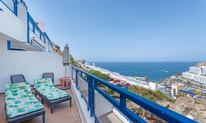 Taurito Apartamento | Vacaciones 'Taurito's Sea Sunset View' con vistas al mar, piscina compartida y Wi-Fi