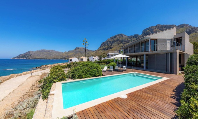 Betlem de Marina Villa | "Villa Espacio" con vistas al mar, jardín, piscina, Wi-Fi y terraza