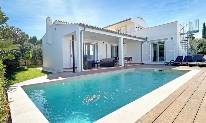 Cielo de Bonaire Villa | Villa de vacaciones con piscina, terraza, aire acondicionado y vistas al mar.