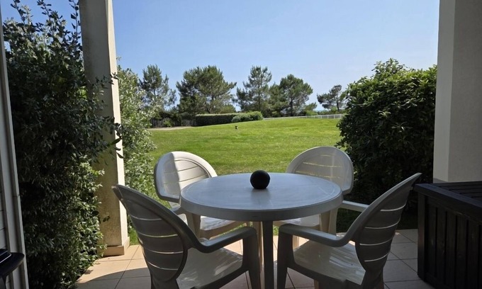 Chateau-d'Olonne Apartamento | Apartamento-Confortable-Baño con bañera-Vista a parte del mar